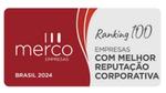 Logótipo da Merco Empresas Ranking 100.