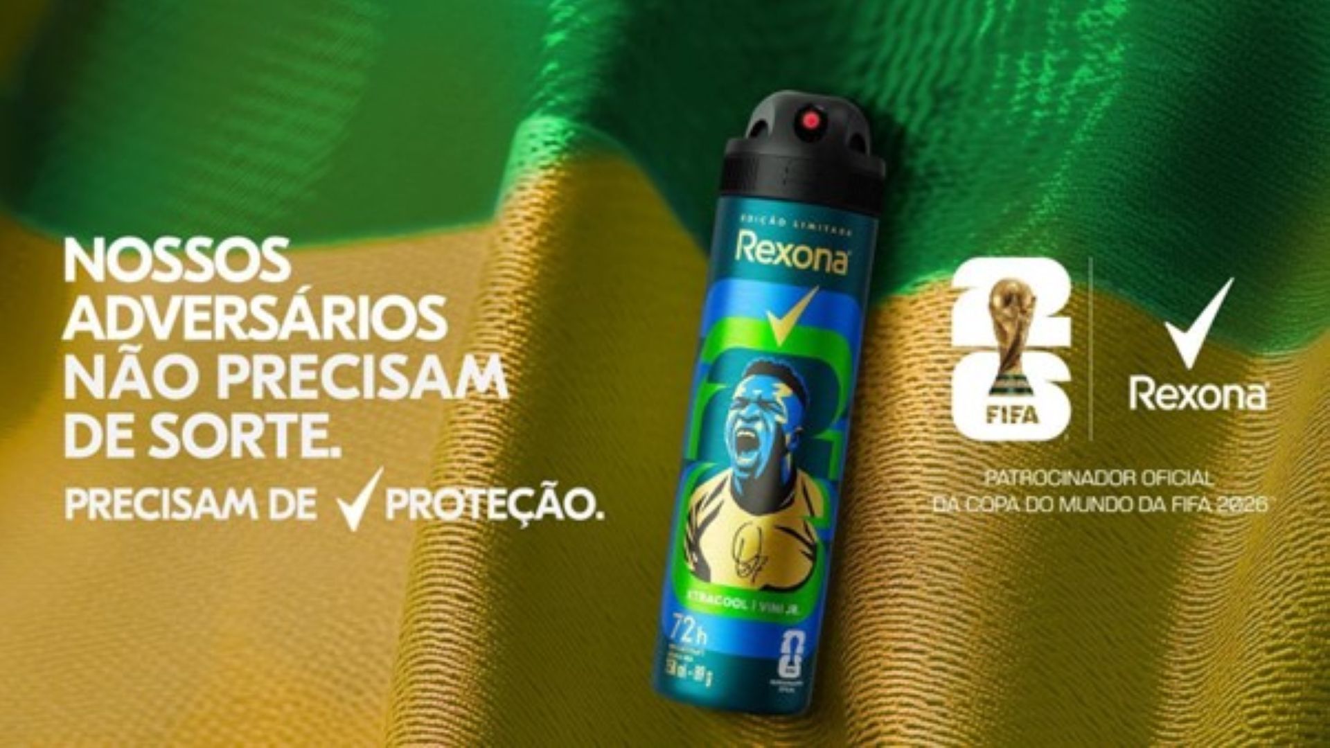Embalagem de Rexona.