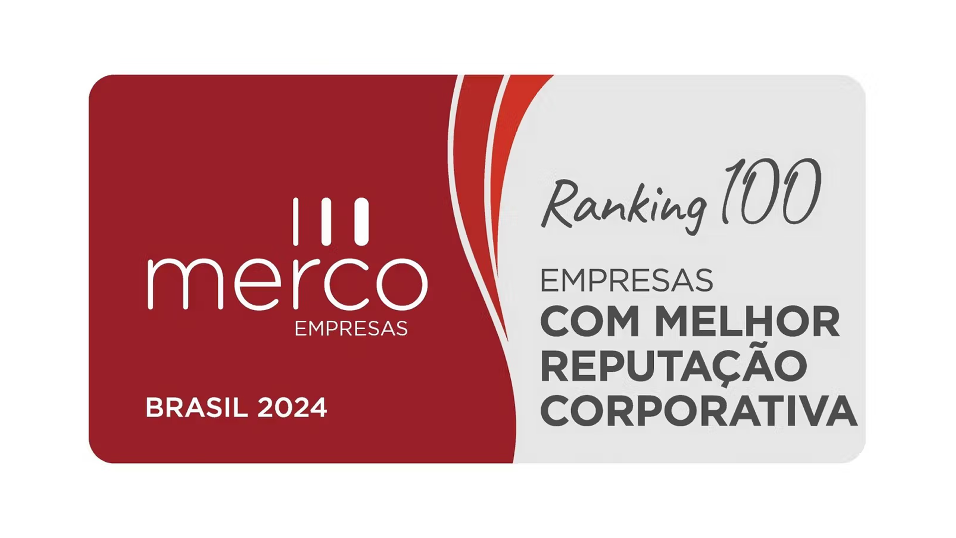 Logótipo da Merco Empresas Ranking 100.