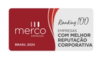Logótipo da Merco Empresas Ranking 100.