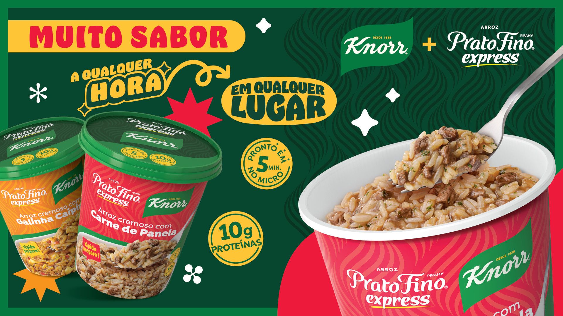 Produtos Knorr com Prato Fino